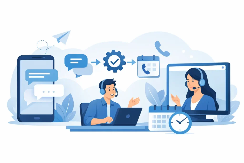 SMS Follow-Up Automation Service That Books Calls