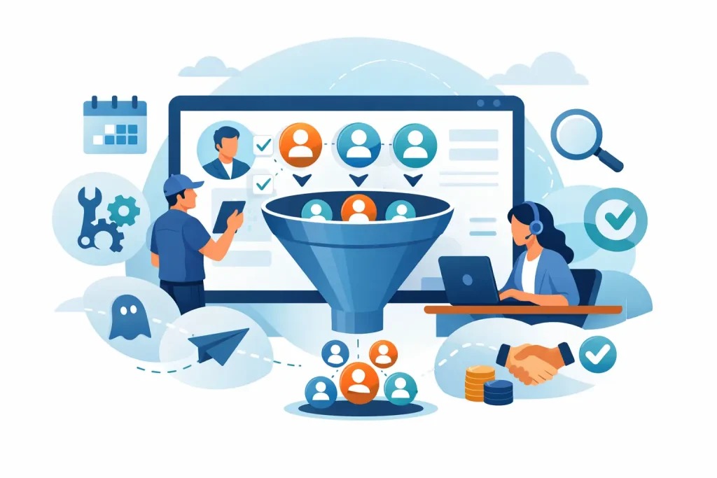 How a Service Business CRM Stops Lost Leads
