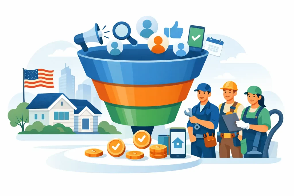 USA Home Service Funnels That Book More Jobs